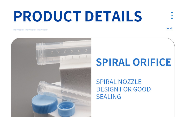 Sterile Pp Centrifuge Tubes (Centrifuge Tube Series)