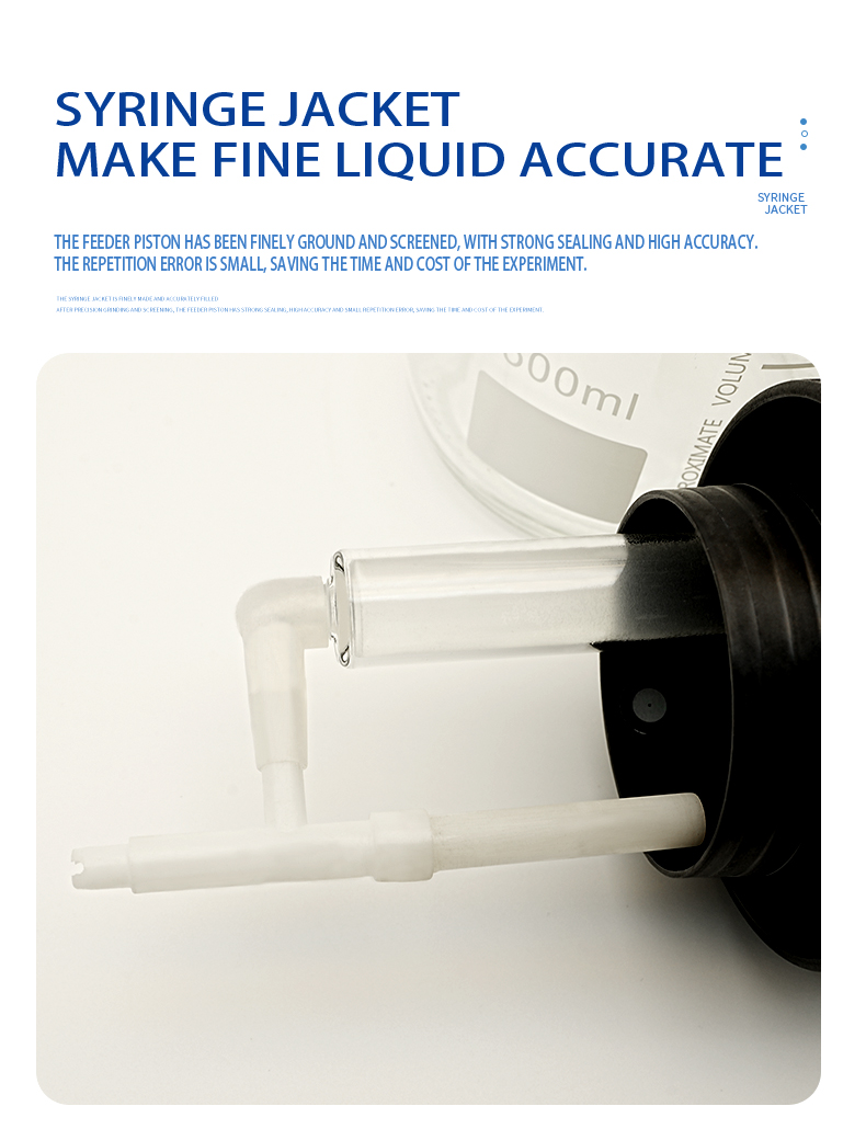 Quantitative glass reagent dispenser (Bustle series)