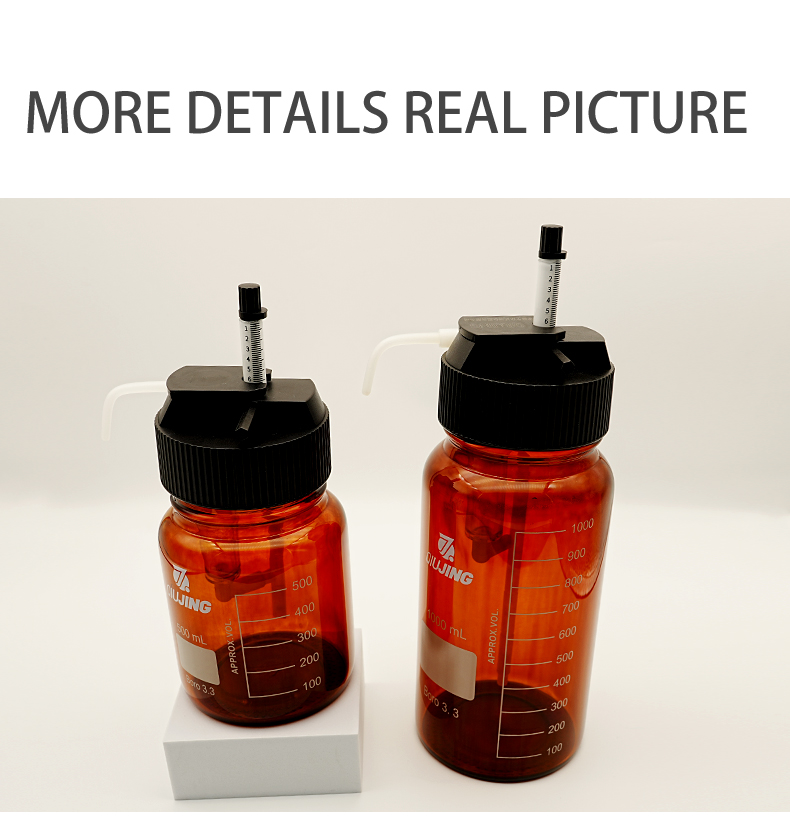 Quantitative glass reagent dispenser (Bustle series)
