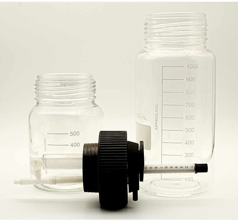 Quantitative glass reagent dispenser (Bustle series)