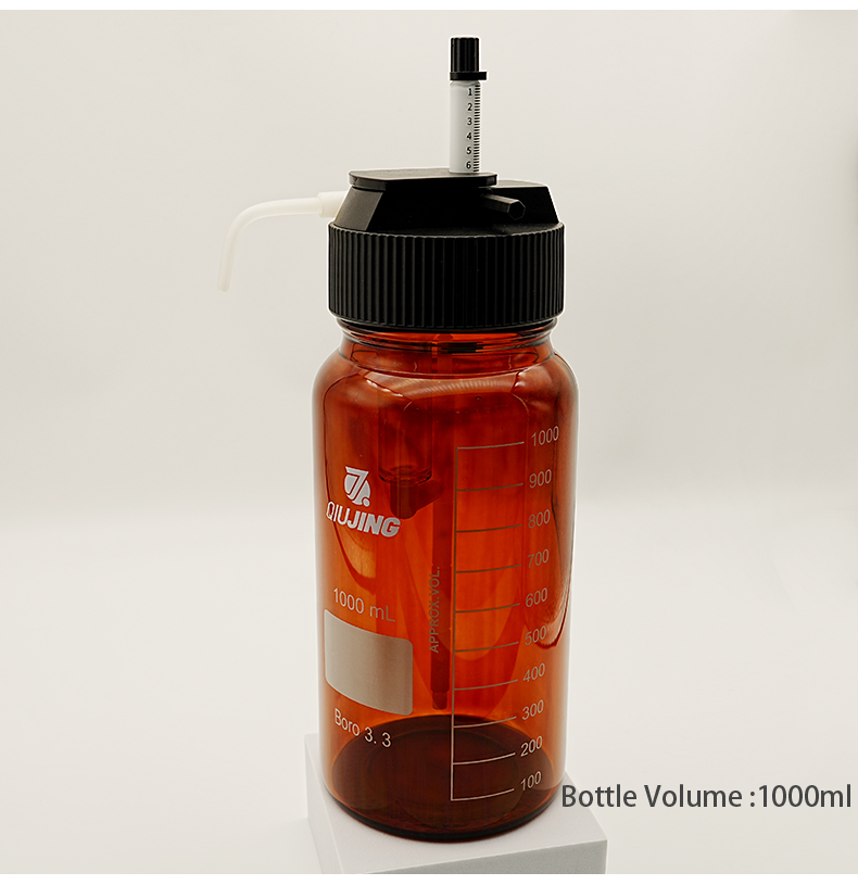 Quantitative glass reagent dispenser (Bustle series)