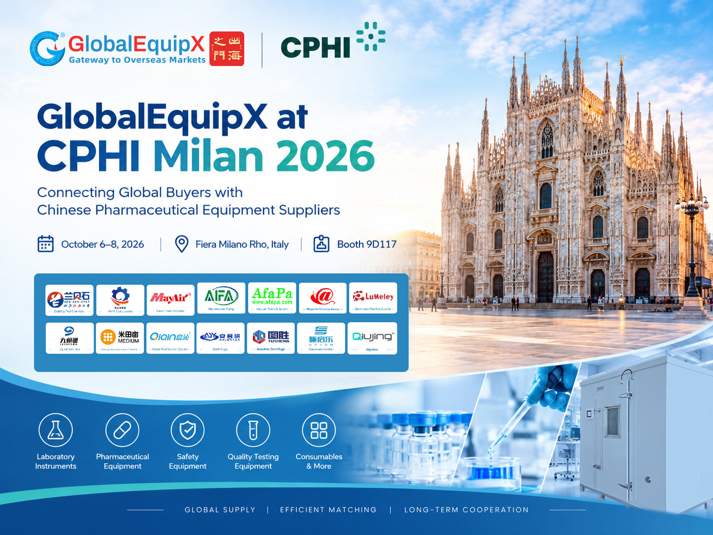 How Global Buyers Can Connect with Chinese Pharmaceutical Equipment Suppliers at CPHI Milan 2026